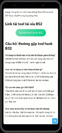 Bước 1: Cài đặt tool hack B52 trên điện thoại Android